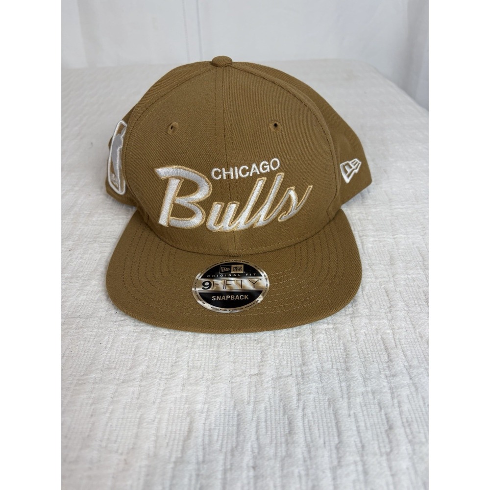 New Era Chicago Bulls 9FIFTY Brown Snapback Cap NBA Basketball One Size